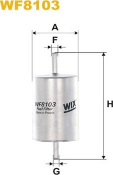 WIX Filters WF8103 - Yanacaq filtri furqanavto.az