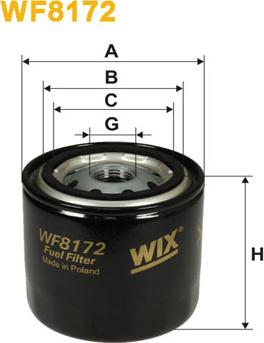 WIX Filters WF8172 - Yanacaq filtri furqanavto.az
