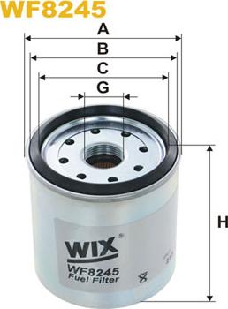 WIX Filters WF8245 - Yanacaq filtri furqanavto.az