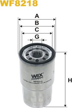 WIX Filters WF8218 - Yanacaq filtri furqanavto.az