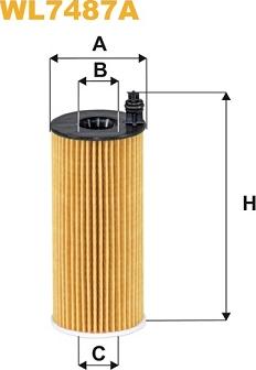 WIX Filters WL7487A - Yağ filtri furqanavto.az