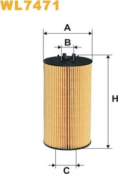 WIX Filters WL7471 - Yağ filtri furqanavto.az