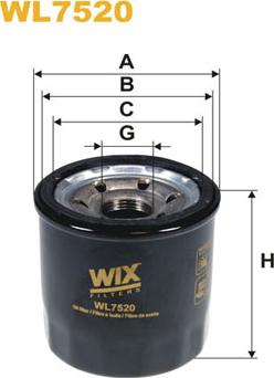 WIX Filters WL7520 - Yağ filtri furqanavto.az