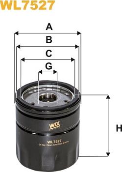 WIX Filters WL7527 - Yağ filtri furqanavto.az