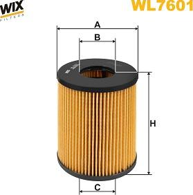 WIX Filters WL7601 - Yağ filtri furqanavto.az