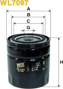 WIX Filters WL7097 - Yağ filtri furqanavto.az