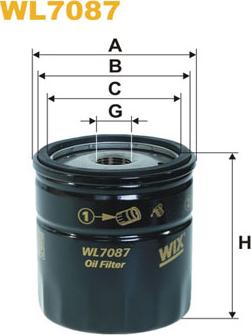 WIX Filters WL7087 - Yağ filtri furqanavto.az