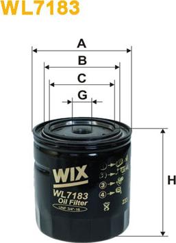 WIX Filters WL7183 - Yağ filtri furqanavto.az