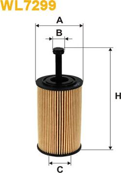 WIX Filters WL7299 - Yağ filtri furqanavto.az