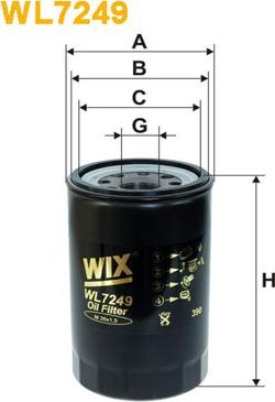 WIX Filters WL7249 - Yağ filtri furqanavto.az