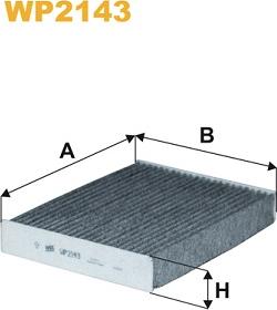 WIX Filters WP2143 - Filtr, daxili hava furqanavto.az