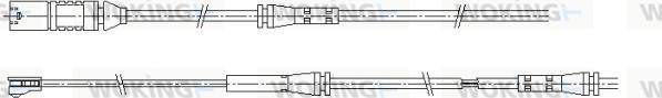 Woking 001202 - Xəbərdarlıq Kontakt, əyləc padinin aşınması furqanavto.az