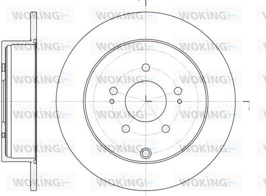 Woking D6997.00 - Əyləc Diski furqanavto.az