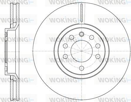 Woking D6944.10 - Əyləc Diski furqanavto.az