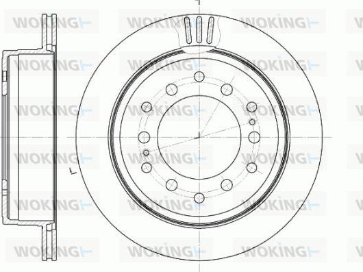 Woking D6956.10 - Əyləc Diski furqanavto.az