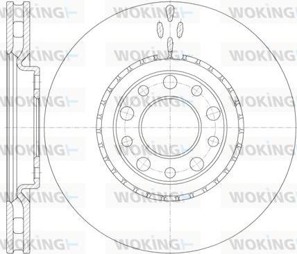 Woking D6964.10 - Əyləc Diski furqanavto.az