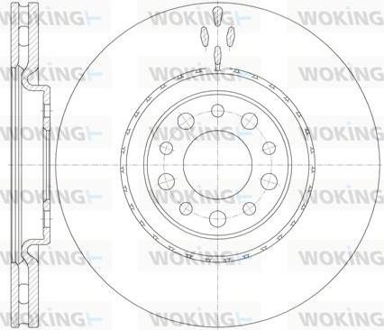 Woking D6965.10 - Əyləc Diski furqanavto.az