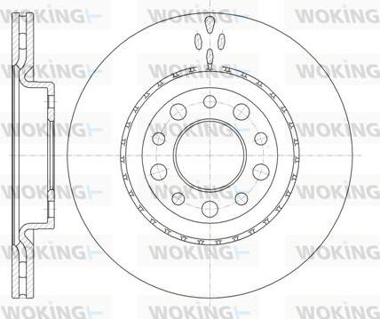 Woking D6966.10 - Əyləc Diski furqanavto.az