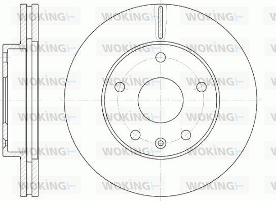 Woking D6960.10 - Əyləc Diski furqanavto.az