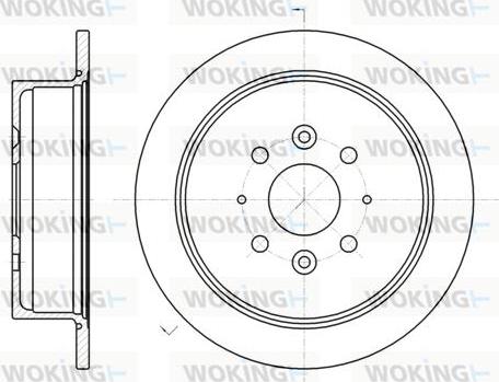 Woking D6905.00 - Əyləc Diski furqanavto.az