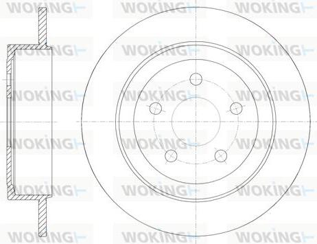 Woking D6902.00 - Əyləc Diski furqanavto.az