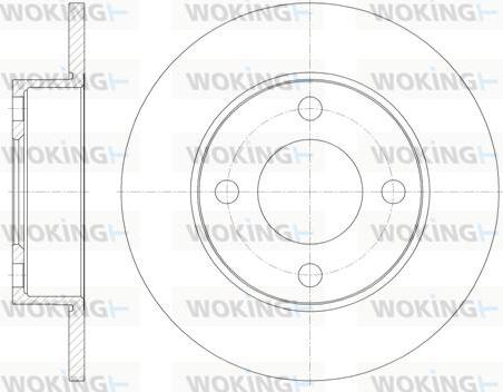 Woking D6917.00 - Əyləc Diski furqanavto.az