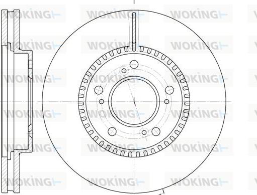 Woking D6938.10 - Əyləc Diski furqanavto.az