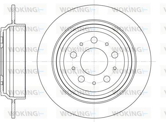 Woking D6924.00 - Əyləc Diski furqanavto.az