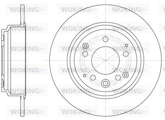 Woking D6922.00 - Əyləc Diski furqanavto.az