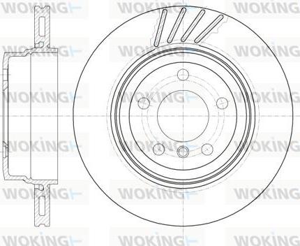 Woking D6979.10 - Əyləc Diski furqanavto.az