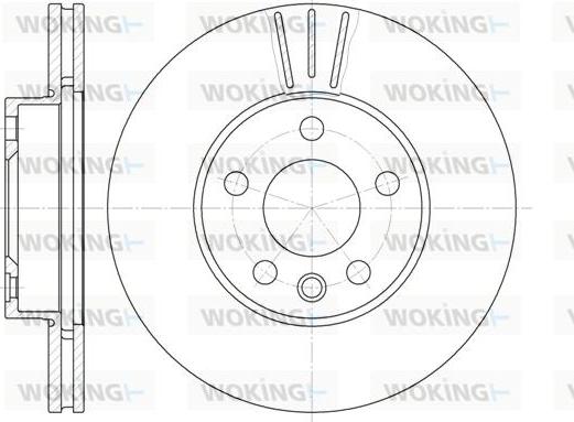 Woking D6496.10 - Əyləc Diski furqanavto.az