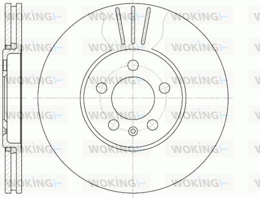 Woking D6493.10 - Əyləc Diski furqanavto.az