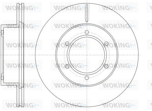 Woking D6497.10 - Əyləc Diski furqanavto.az