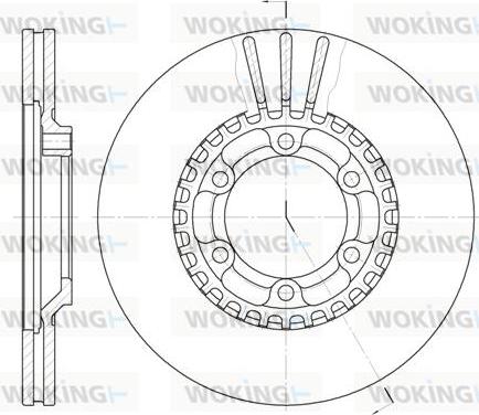 Woking D6446.10 - Əyləc Diski furqanavto.az