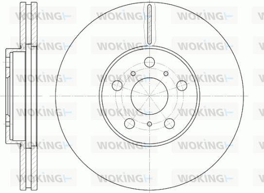 Woking D6465.10 - Əyləc Diski furqanavto.az