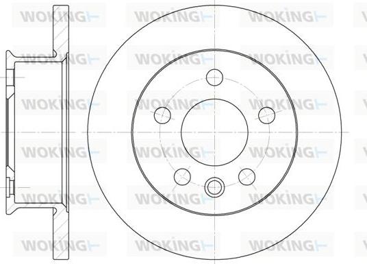 Woking D6414.00 - Əyləc Diski furqanavto.az