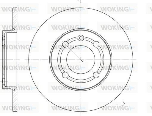 Woking D6418.00 - Əyləc Diski furqanavto.az