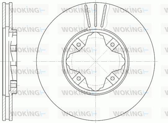 Woking D6485.10 - Əyləc Diski furqanavto.az