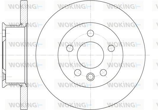 Woking D6481.00 - Əyləc Diski furqanavto.az