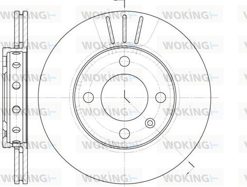 Woking D6426.10 - Əyləc Diski furqanavto.az