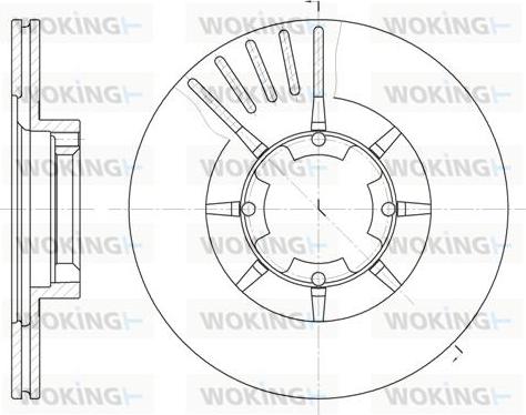 Woking D6428.10 - Əyləc Diski furqanavto.az