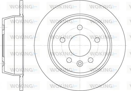 Woking D6471.00 - Əyləc Diski furqanavto.az