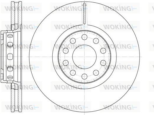 Woking D6592.10 - Əyləc Diski furqanavto.az