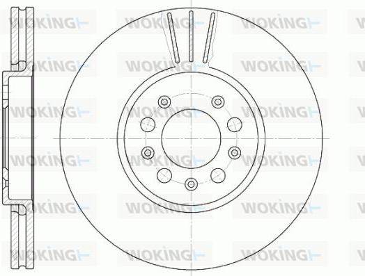 Woking D6544.10 - Əyləc Diski furqanavto.az