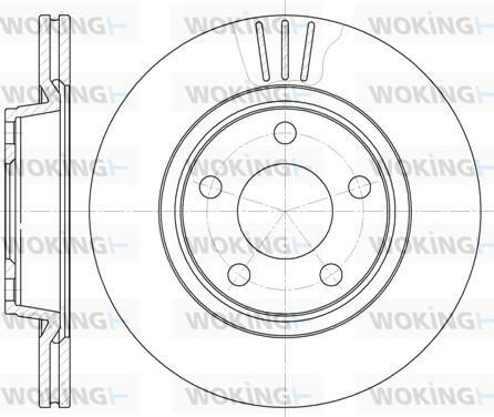 Woking D6548.10 - Əyləc Diski furqanavto.az