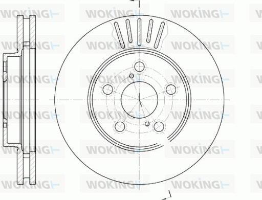 Woking D6542.10 - Əyləc Diski furqanavto.az