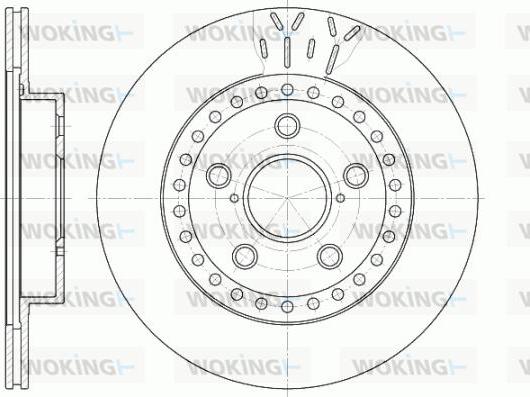 Woking D6561.10 - Əyləc Diski furqanavto.az