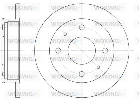 Woking D6568.00 - Əyləc Diski furqanavto.az