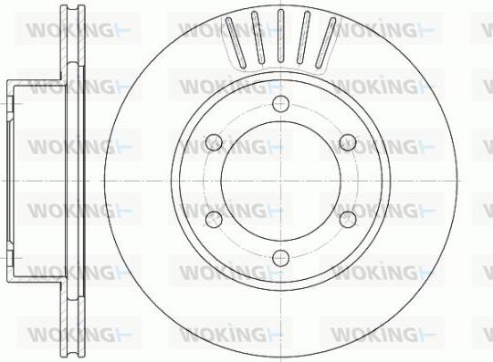 Woking D6562.10 - Əyləc Diski furqanavto.az