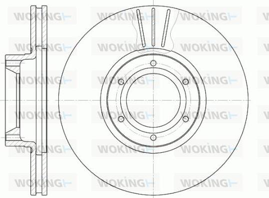 Woking D6567.10 - Əyləc Diski furqanavto.az